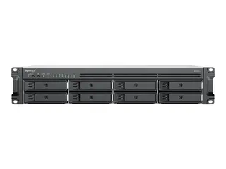 Synology RackStation RS1226RP+ - NAS-server 8 brønner - kan monteres i rack - SATA 6Gb/s - RAID JBOD, 0, 1, 5, 6, 10 - RAM 4 GB - Gigabit Ethernet / 2.5 Gigabit Ethernet - iSCSI støtte - 2U