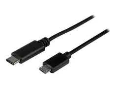 StarTech.com USB C to Micro USB Cable - 3 ft / 1m USB 2.0 Cable - Micro USB Cord - Micro B USB C Cable - USB 2.0 Type C (USB2CUB1M) - USB type C-kabel - 24 pin USB-C til Micro-USB type B - 1 m