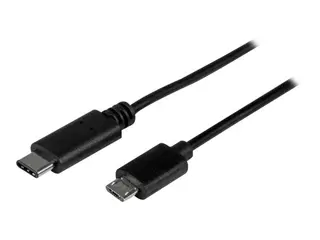 StarTech.com USB C to Micro USB Cable 3 ft / 1m - USB 2.0 Cable - Micro USB Cord - Micro B USB C Cable - USB 2.0 Type C (USB2CUB1M) - USB type C-kabel - 24 pin USB-C til Micro-USB type B - 1 m
