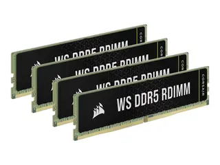 CORSAIR WS - DDR5 - sett - 64 GB: 4 x 16 GB DIMM 288-pin - 5600 MHz / PC5-48000 - CL40 - 1.1 V - registrert - ECC