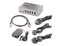 STARTECH 10-PORT USB-C HUB SELF-POWERE DESKTOP/LAPTOP EXPANSION HUB