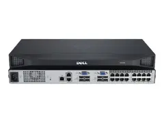 Dell DAV2216-G01 - KVM-svitsj - 16 x KVM port(s) 2 lokalbrukere - stasjon&#230;r
