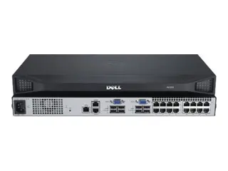 Dell DAV2216-G01 - KVM-svitsj - 16 x KVM port(s) 2 lokalbrukere - stasjon&#230;r