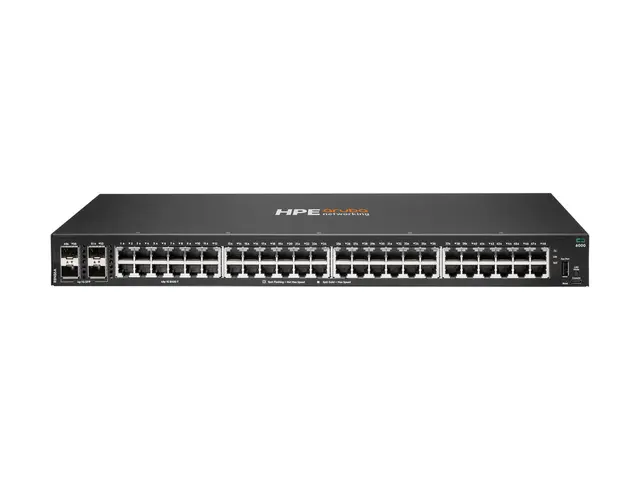 HPE Aruba 6000 48G 4SFP Switch - L3 Styrt 48 x 10/100/1000 + 4 Gig...