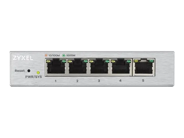 Zyxel GS1200-5 - Switch - Styrt - 5 x 10/100/1000 - stasjonær