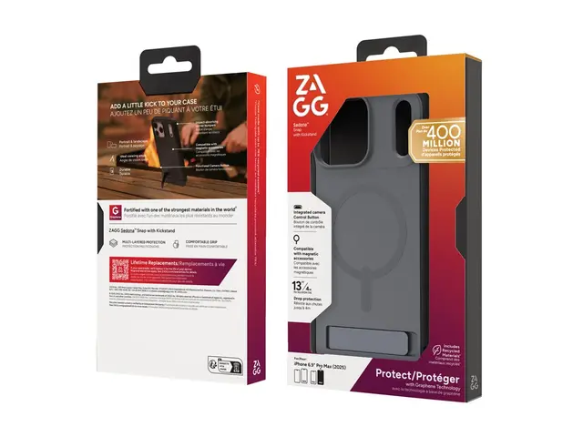 ZAGG Sedona Snap - Baksidedeksel for mobiltelefon - MagSafe-samsva...