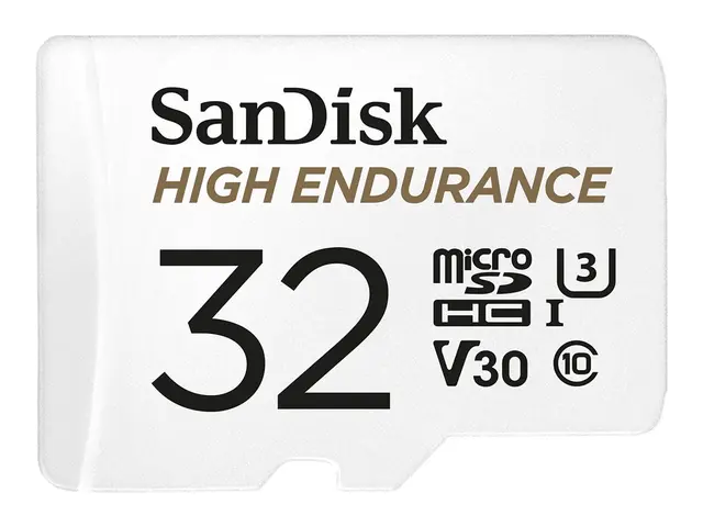 SanDisk High Endurance - Flashminnekort (microSDHC til SD-adapter ...