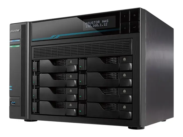 ASUSTOR Lockerstor 8 AS6508T - NAS-server brønner SATA 6Gb/s RAID ...