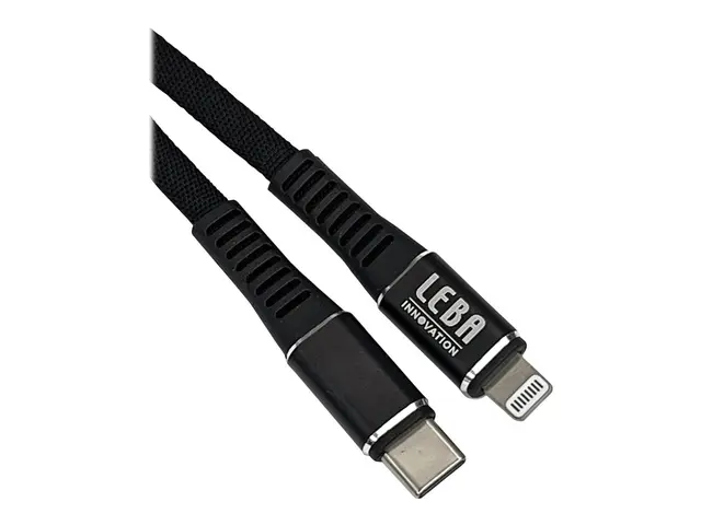 LEBA NoteCable - Lightning-kabel 24 pin USB-C hann til Lightning 7...