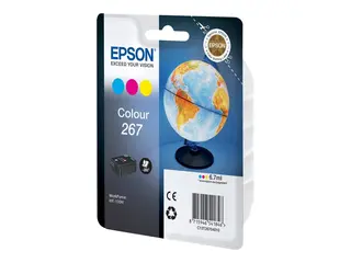 Epson 267 - 6.7 ml - gul, cyan, magenta - original blære med RF-alarm - blekkpatron - for WorkForce WF-100W