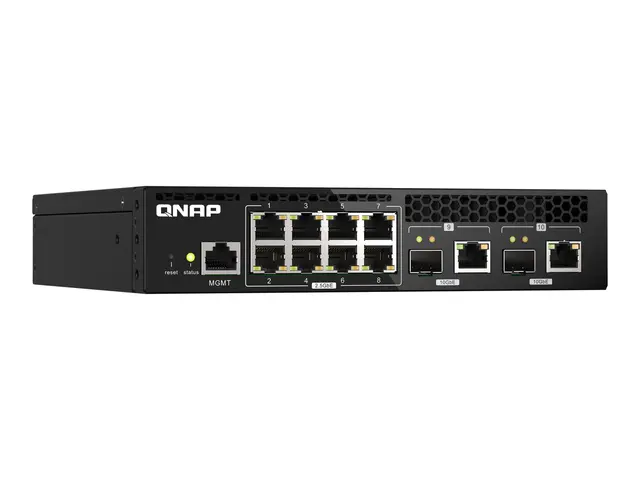 QNAP QSW-M2108R-2C - Switch - Styrt - 8 x 2.5GBase-T + 2 x combo 1...