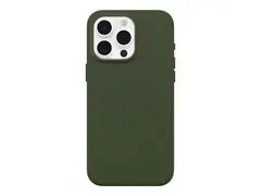 OtterBox Symmetry Series - Baksidedeksel for mobiltelefon MagSafe-samsvar - kaktusl&#230;r, polyuretan - cactus grove (green) - for Apple iPhone 15 Pro Max
