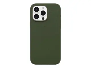 OtterBox Symmetry Series - Baksidedeksel for mobiltelefon MagSafe-samsvar - kaktuslær, polyuretan - cactus grove (green) - for Apple iPhone 15 Pro Max