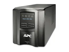 APC Smart-UPS SMT750IC - UPS - AC 220/230/240 V 500 watt - 750 VA - RS-232, USB - utgangskontakter: 6 - svart - med APC SmartConnect