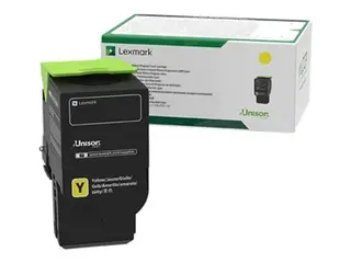 Lexmark - Gul - original - tonerpatron LCCP, LRP for Lexmark CS421, CS521, CS622, CX421, CX522, CX622, CX625