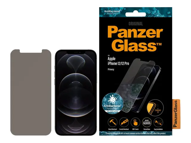 PanzerGlass Standard Fit - Skjermbeskyttelse for mobiltelefon - gl...