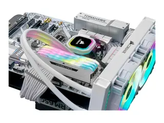 CORSAIR Vengeance RGB PRO SL - DDR4 - sett 32 GB: 4 x 8 GB - DIMM 288-pin - 3200 MHz / PC4-25600 - ikke-bufret