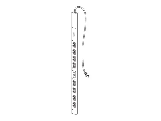 APC Metered Rack PDU AP7850B - Strømfordelerenhet (kan monteres i ...