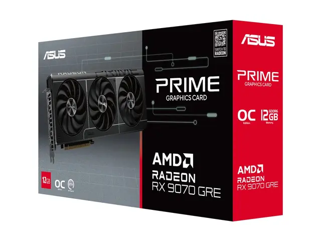 ASUS PRIME - OC Edition - grafikkort - Radeon RX 9070 GRE - 12 GB ...