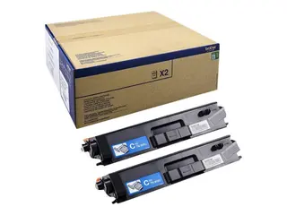 Brother TN900C - 2-pack - cyan - original tonerpatron - for Brother HL-L9300CDWTT, MFC-L9550CDWT