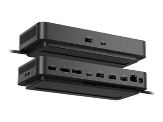 Dell Pro Smart Dock SD25 - Dokkingstasjon USB-C - HDMI, 2 x DP, USB-C - 1GbE, 2.5GbE - 180 watt - BTO - med 3 års Basic Hardware Service med Advanced Exchange etter fjerndiagnose