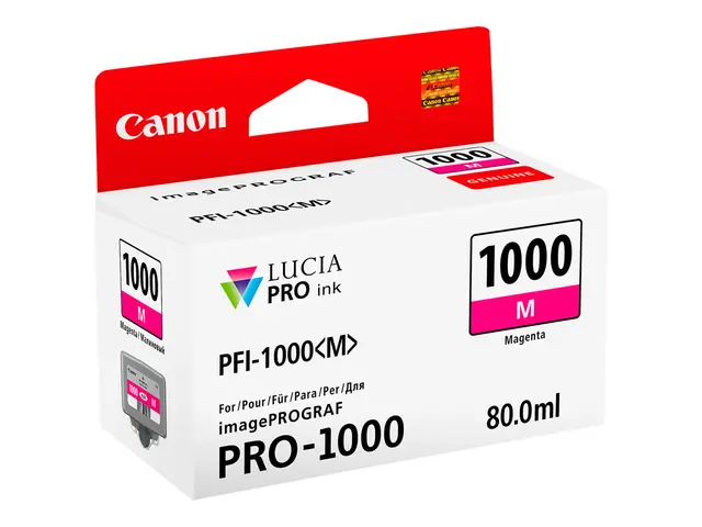 Canon PFI-1000 M - 80 ml - magenta - original - blekkbeholder - fo...
