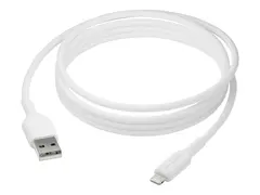 dbramante1928 re-charge - Lightning-kabel USB hann til Lightning hann - 2 m - hvit