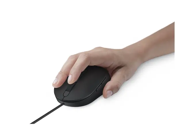 Dell MS3220 - Mus laser 5 knapper kablet USB 2.0 svart med 3 years...