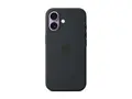 Apple - Baksidedeksel for mobiltelefon MagSafe-samsvar - silikon - svart - for iPhone 17