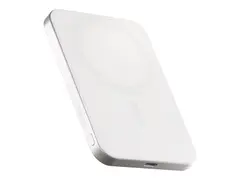 ZENS Pro 1 - Trådløs nødlader - slank - 5000 mAh 15 watt - på kabel: USB-C - hvit