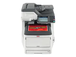 OKI MC883dn - Multifunksjonsskriver farge - LED - A3 (297 x 420 mm) (original) - A3 (medie) - opp til 35 spm (kopiering) - opp til 35 spm (trykking) - 400 ark - 33.6 kbps - USB 2.0, Gigabit LAN