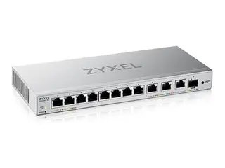 Zyxel XGS1250-12 - Switch - Styrt - 8 x 10/100/1000 + 3 x 1/2.5/5/10GBase-T + 1 x 1 Gigabit / 10 Gigabit SFP+ stasjon&#230;r