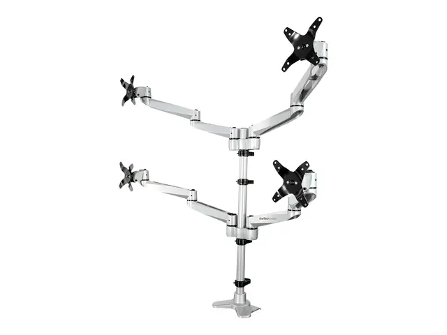 Startech Desk Mount Quad Monitor Arm, Premium Articulating VESA 4 ...