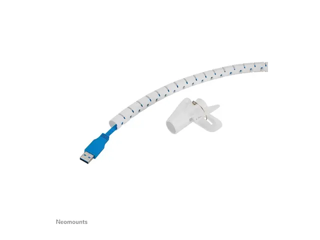 Neomounts - Kabelstyringsmuffe for 1-3 kabler, universell hvit 2 m