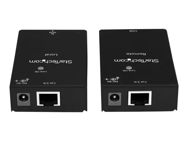 StarTech.com USB 2.0 Extender over Cat5e/Cat6 Cable (RJ45), Up to ...
