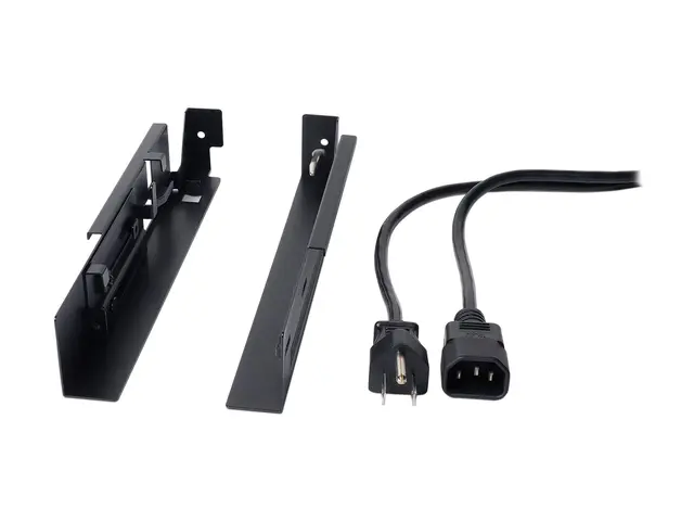 APC - Rackmonteringssett for KVM-konsoll - svart - 1U - TAA-samsva...
