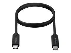 Vision - USB-kabel - 24 pin USB-C (hann) til 24 pin USB-C (hann) USB 3.2 - 3 A - 5 m - 4K 60Hz st&#248;tte - svart