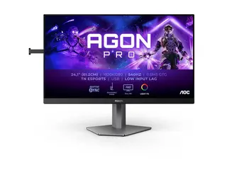 AOC AGON PRO AG246FK - AG6 Series LED-skjerm - gaming - 24&quot; (24.1&quot; synlig) - 1920 x 1080 Full HD (1080p) @ 540 Hz - Ultra-Fast TN eSports - 400 cd/m&#178; - 1000:1 - DisplayHDR 400 - 0.3 ms - 2xHDMI, DisplayPort - svart
