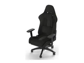 CORSAIR TC100 RELAXED - Spillestol - ergonomisk armlener - T-formet - tipping - nylon, stoff - svart