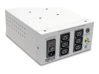 Eaton Tripp Lite Series Isolator Series Dual-Voltage 115/230V 600W 60601-1 Medical-Grade Isolation Transformer, C14 Inlet, 6 C13 Outlets Transformer - AC 115/230 V - 600 watt - 600 VA - utgangskontakter: 6 - hvit