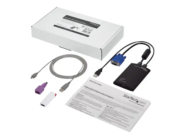 StarTech.com Crash Cart Adapter - 1920 x 1200 Portable Laptop USB ...