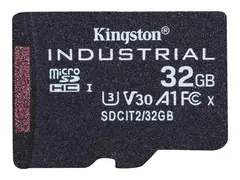 Kingston Industrial - Flashminnekort - 32 GB A1 / Video Class V30 / UHS-I U3 / Class10 - microSDHC UHS-I