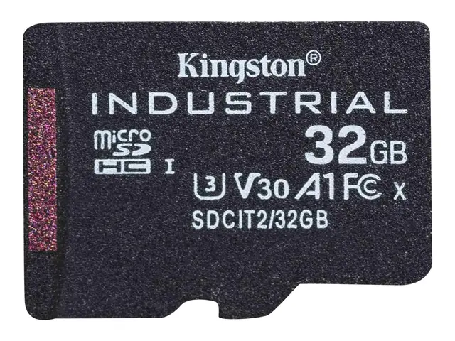Kingston Industrial - Flashminnekort - 32 GB - A1 / Video Class V3...