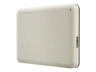 Toshiba Canvio Advance - Harddisk - 2 TB ekstern (bærbar) - 2.5" - USB 3.2 Gen 1 - lys beige