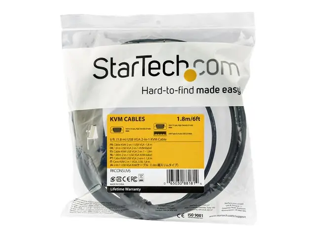 StarTech 15 ft. (4.6 m) USB KVM Cable for StarTech.com Rackmount C...