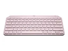 Logitech MX Keys Mini - Office tastatur - bakbelysning - trådløs - Bluetooth - QWERTY - Nordisk (dansk/finsk/norsk/svensk) - rosa