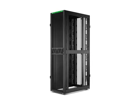 APC NetShelter SX Gen 2 - Rack skap - 2258H x 600W x 1070D mm, med sider står på gulv - svart - 48U - 19" - TAA-samsvar - for P/N: SMT1000RM1U, SMT750RM1U, SRTL10KRM4UT, SRTL5KRM2UI-HW, SRTL5KRM2UT-HW, SRTL8KRM4UT