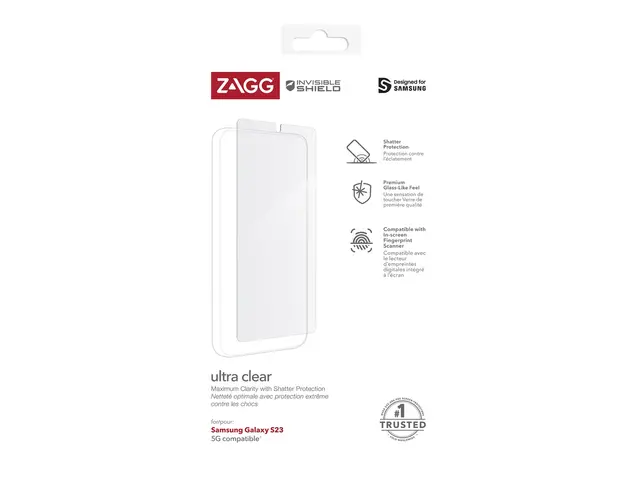 ZAGG InvisibleShield Ultra Clear - Skjermbeskyttelse for mobiltele...
