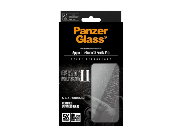 PanzerGlass Ceramic Protection II - Skjermbeskyttelse for mobiltel...