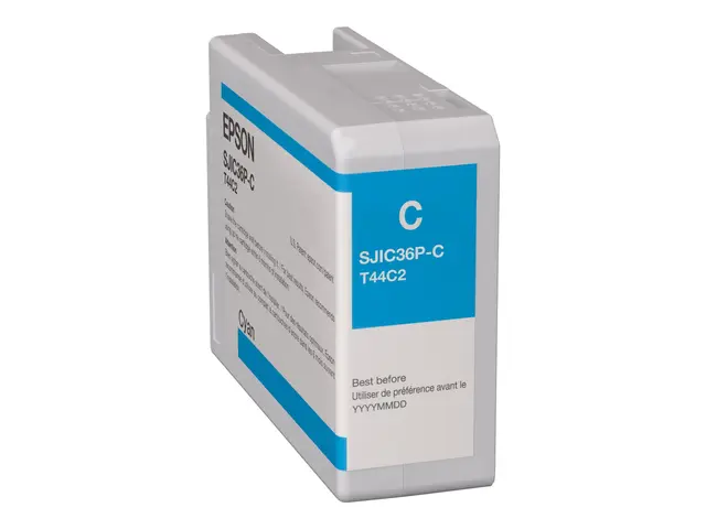 Epson SJIC36P(C) - 80 ml - cyan - original - blekkpatron - for Col...